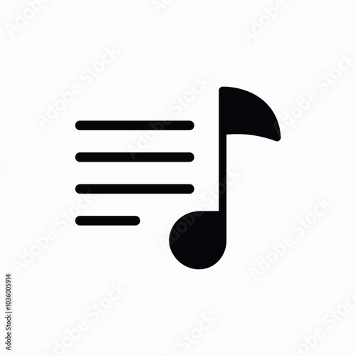songs lyrics icon sign vector