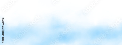 Smoke Texture overlays on transparent background. Misty effect, text or space, Design element, Abstract Light Blue texture. Png image.