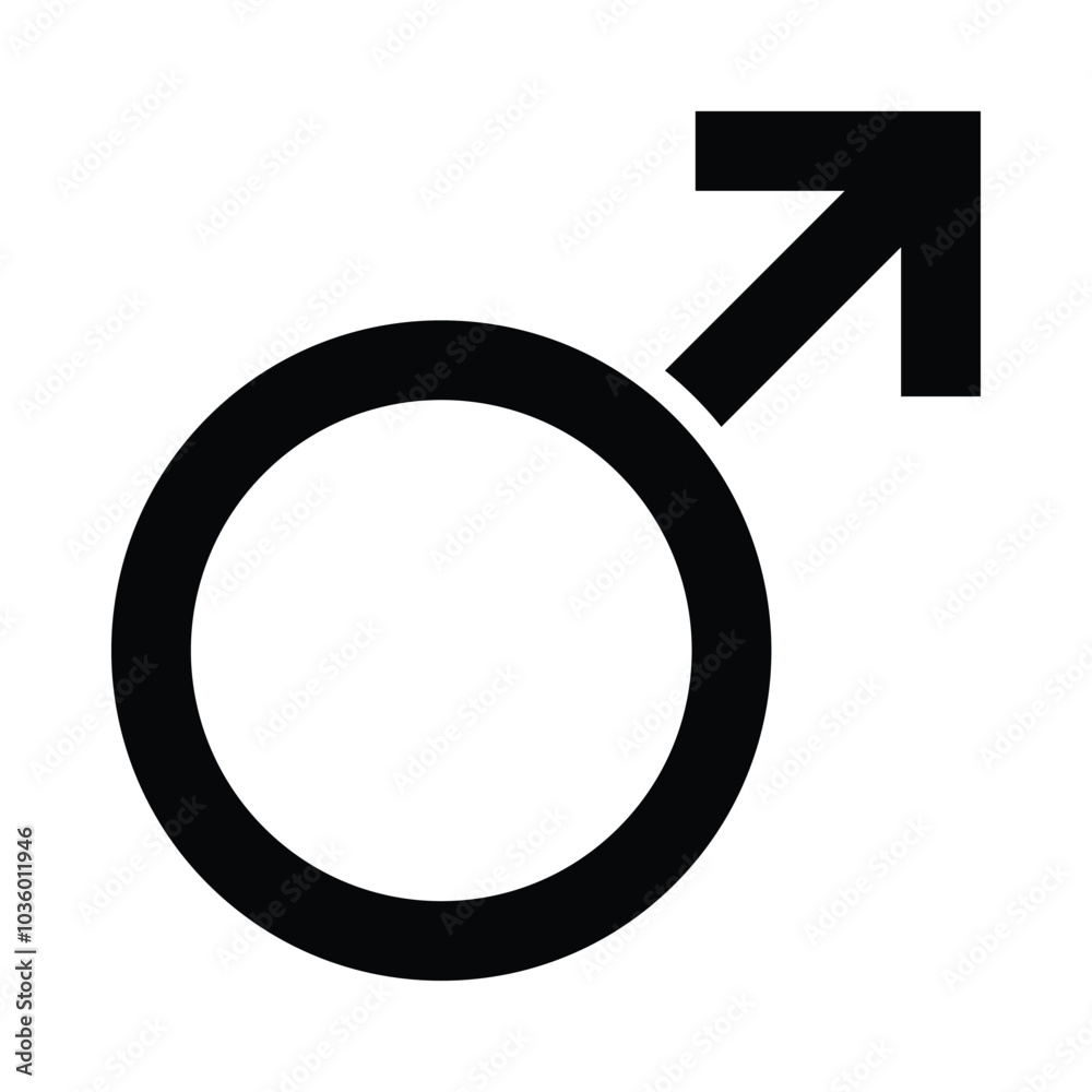 Male Symbol Icon Male Symbol Icon
