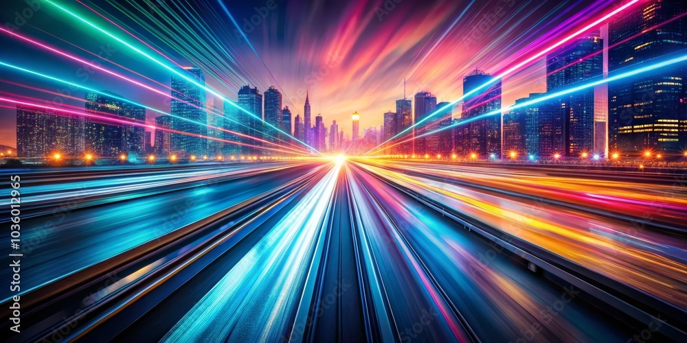 Speeding Through a Cityscape of Light, long exposure, urban photography, city lights, motion blur, speed, cityscape Speeding Through a Cityscape of Light, long exposure, urban photography, city lights, motion blur, speed, cityscape