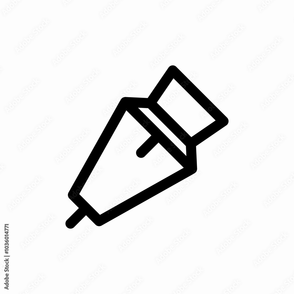 pastry syringe icon sign vector pastry syringe icon sign vector