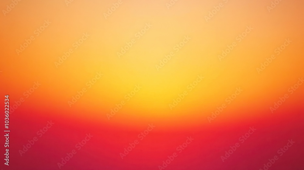 Naklejka premium sky gradient from orange to red sunset photography nature sunset background