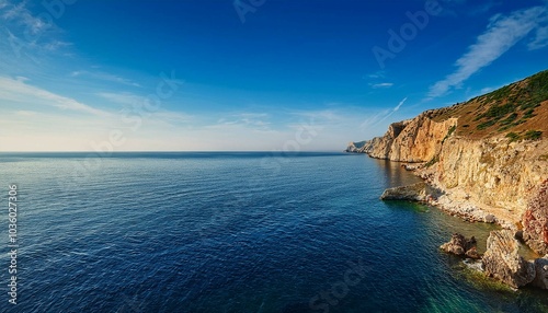 view of the coast of the region sea