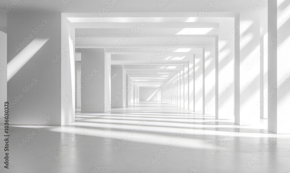 Obraz premium White Interior Background