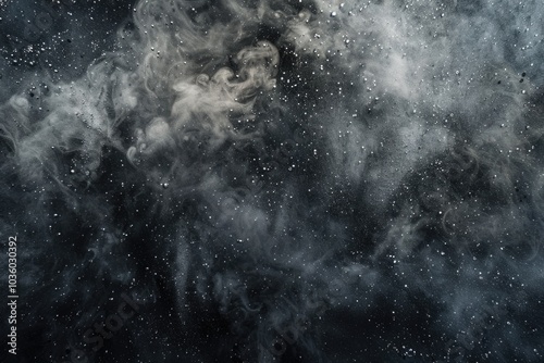Black Dusty Background