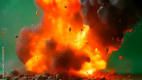 fire and smoke