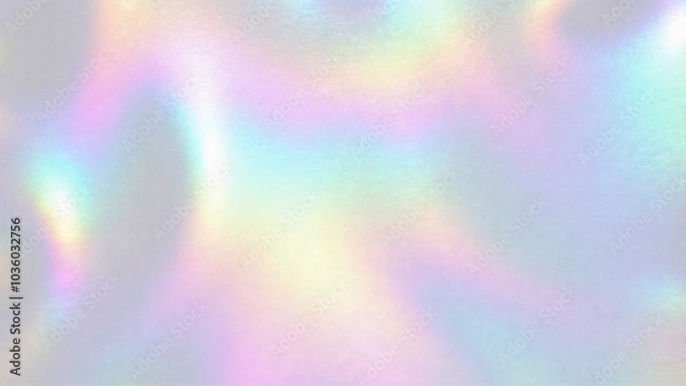 Iridescent holographic texture with soft colors, abstract background, copy space Iridescent holographic texture with soft colors, abstract background, copy space
