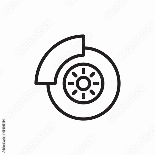 brake pads icon sign vector