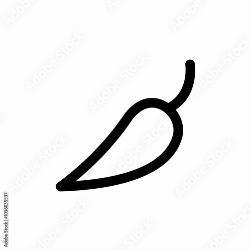 chilli pepper icon sign vector
