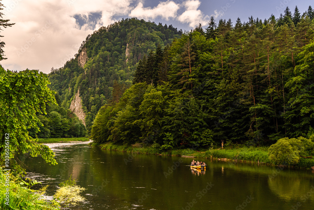 Pieniny, Karpaty, Dunajec , jesień, góry