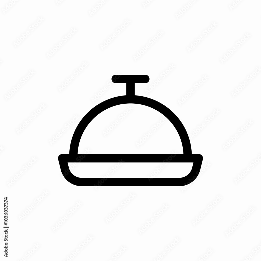 serve dishes icon sign vector serve dishes icon sign vector