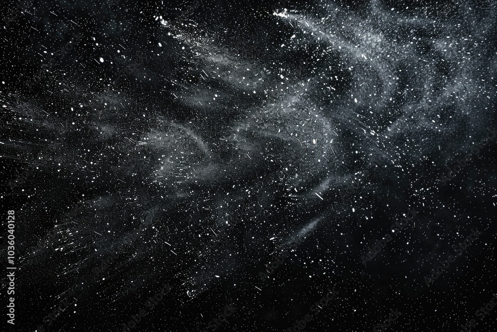 White dust and scratches on black background layer for photo editor. Horizontal photo White dust and scratches on black background layer for photo editor. Horizontal photo