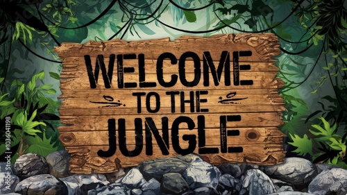  sign  welcome to the jungle