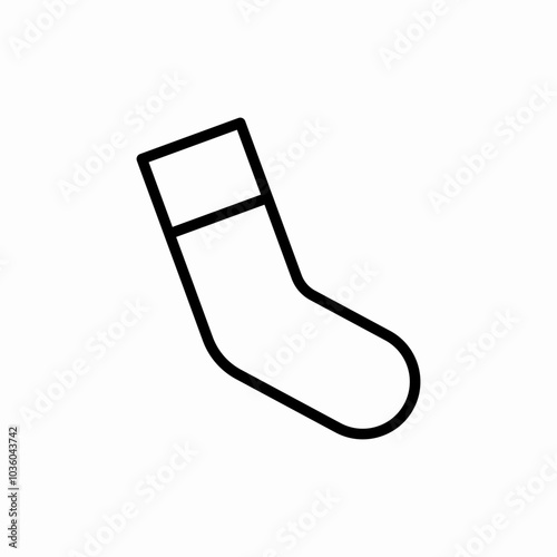 socks clothes icon sign vector