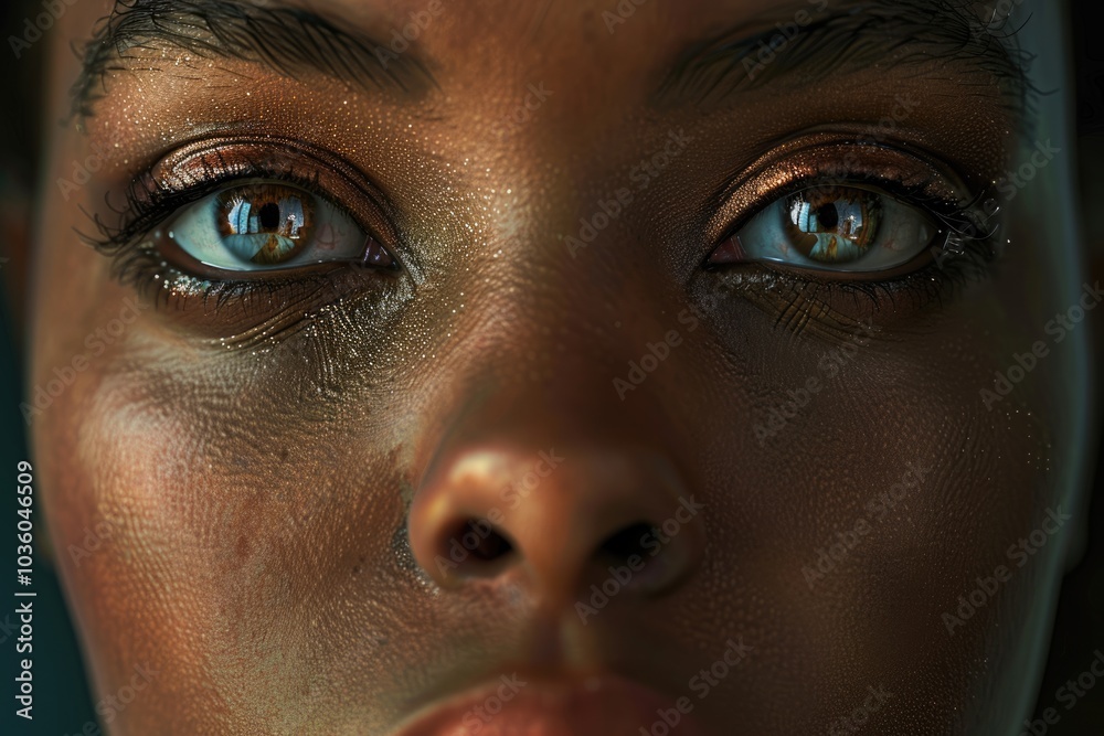 black womans portrait closeup black womans portrait closeup