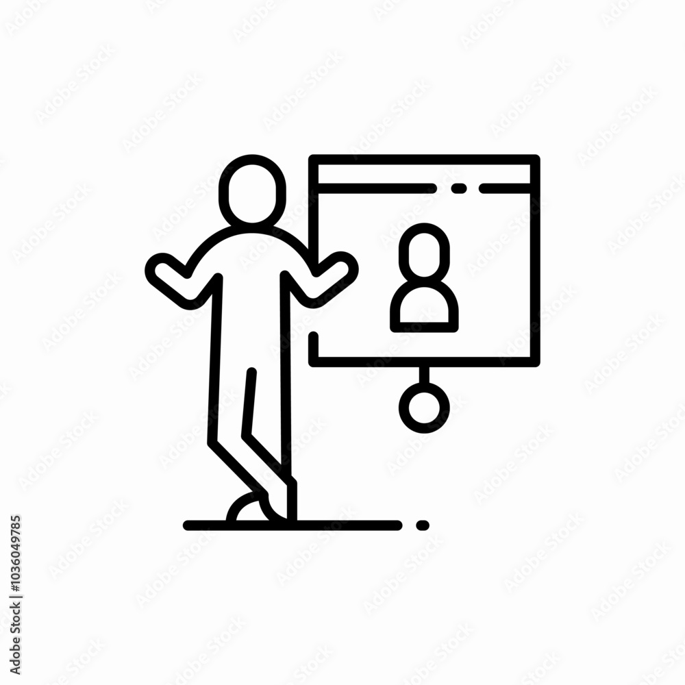conference speech icon sign vector conference speech icon sign vector