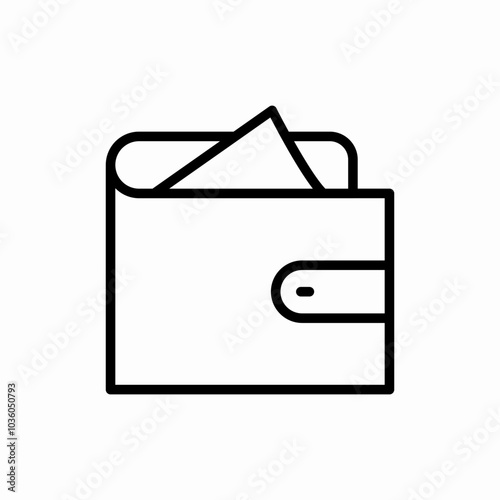 money wallet icon sign vector