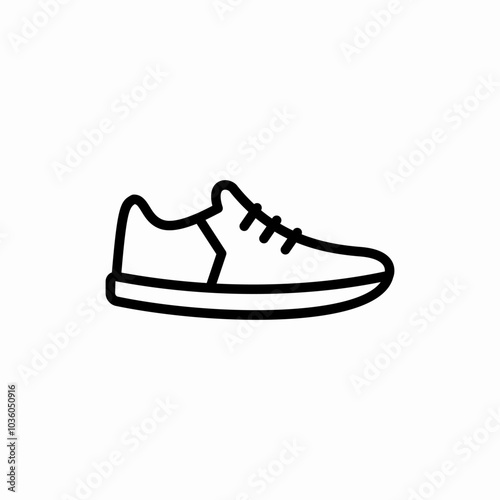 running shoe icon sign vector