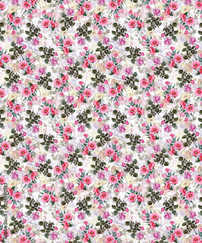 Fototapeta premium Seamless Pattern Illustrations for Designing work in Textile, Fabric, fashion, Art, Interior 