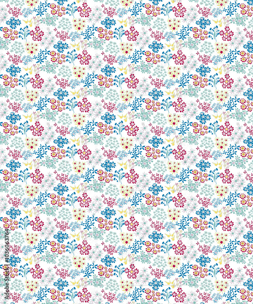 Obraz premium Seamless Pattern Illustrations for Designing work in Textile, Fabric, fashion, Art, Interior 