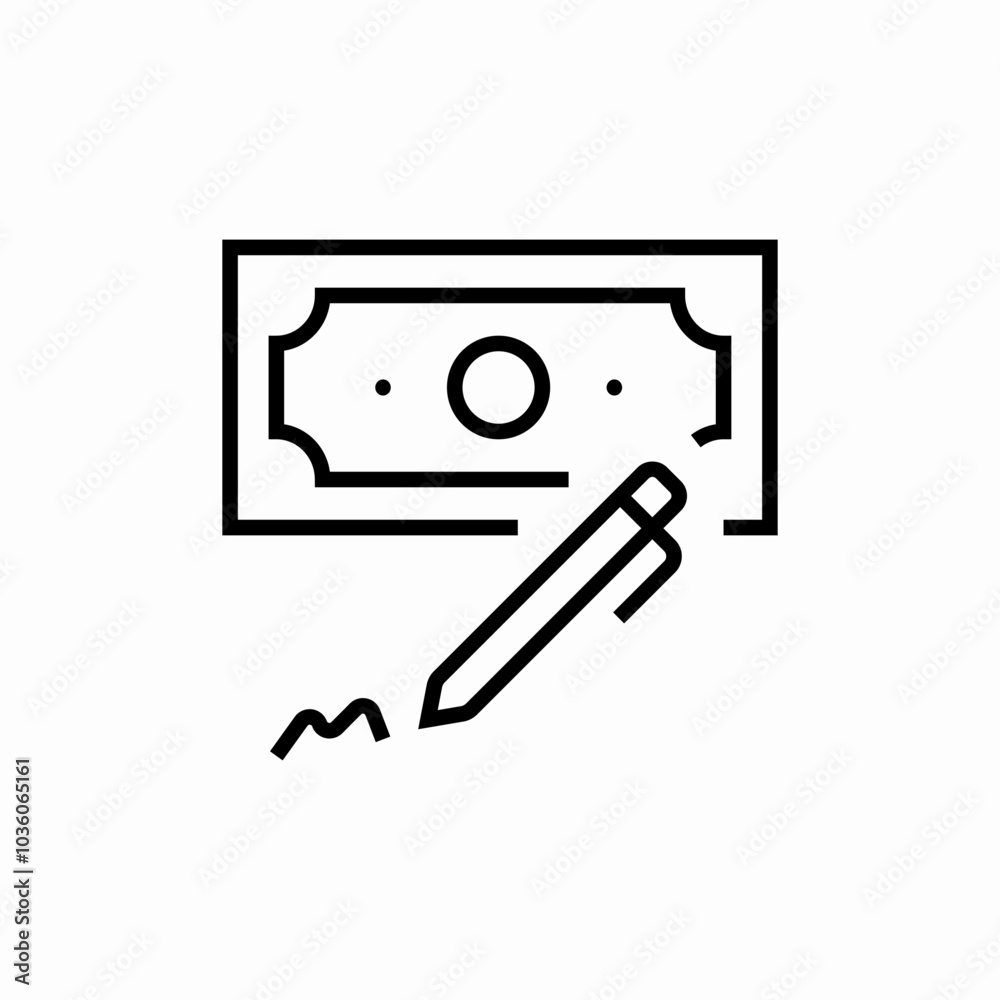 money signature icon sign vector money signature icon sign vector