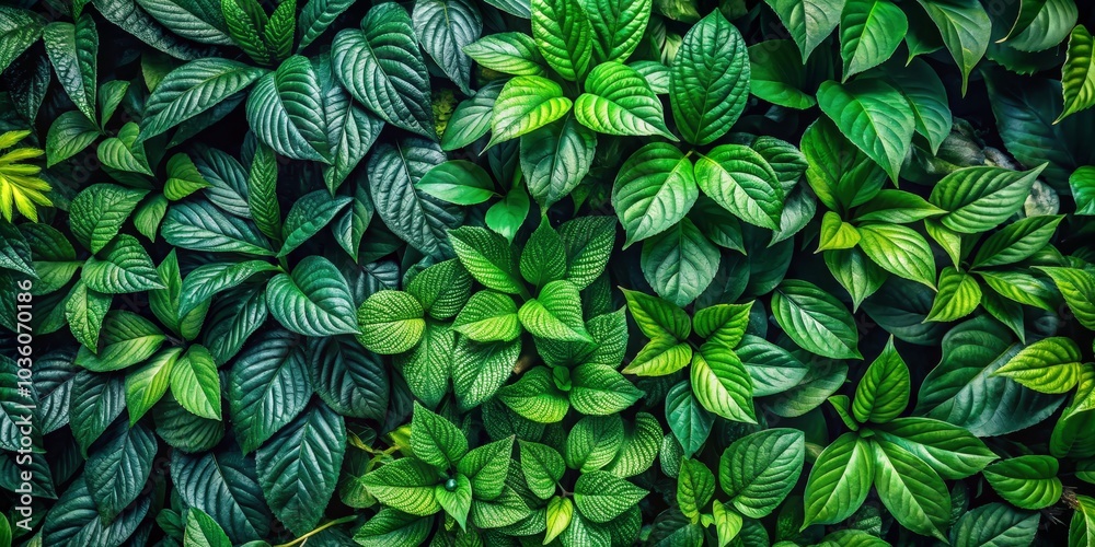 Tropical Lush Greenery - A Vibrant Background of Deep Green Leaves, Leaf Texture, Foliage Pattern, Nature, Green, Texture, Background Tropical Lush Greenery - A Vibrant Background of Deep Green Leaves, Leaf Texture, Foliage Pattern, Nature, Green, Texture, Background