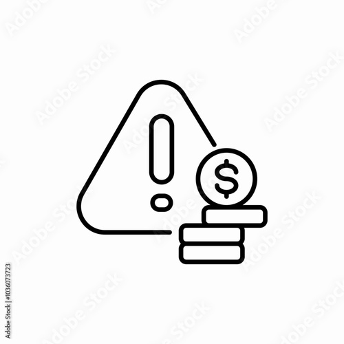 moeny error icon sign vector
