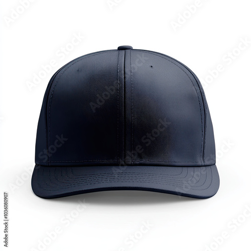 Snapback Mockup, high-end and customizable with realistic high-resolution rendering, ideal for branding, fashion design, and streetwear presentations, AI Generative