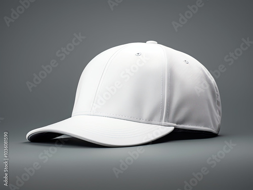 Snapback Mockup, high-end and customizable with realistic high-resolution rendering, ideal for branding, fashion design, and streetwear presentations, AI Generative