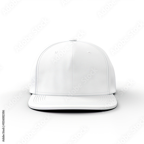 Snapback Mockup, high-end and customizable with realistic high-resolution rendering, ideal for branding, fashion design, and streetwear presentations, AI Generative