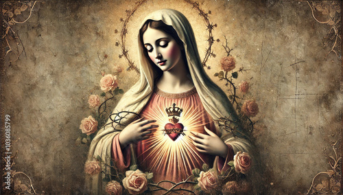 Imagens 3x1700 - noveas - Immaculate Heart of Mary | Imaculado Coração de Maria Sacred Heart of Mary | Sagrado Coração de Maria