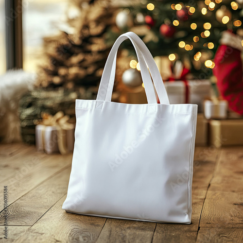Tote Bag Mockup, high-end and customizable with realistic high-resolution rendering, ideal for branding, fashion design, and eco-friendly presentations, AI Generative