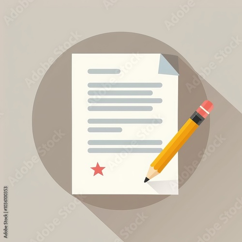 An illustration of a clipboard with a checklist and pen, representing a business document or form