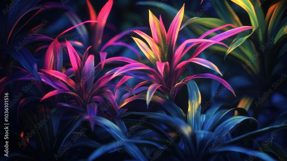 Vibrant Tropical Foliage Vibrant Tropical Foliage