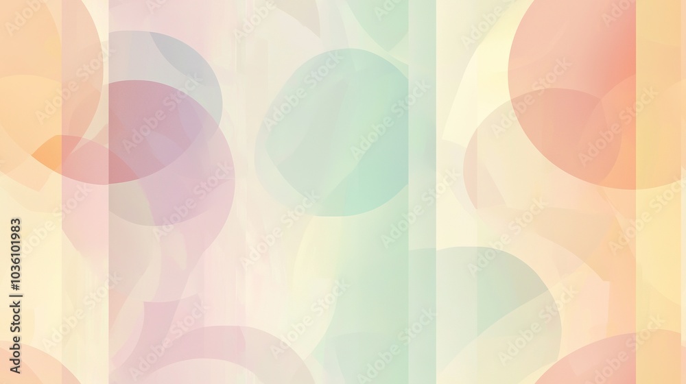 A pastel-colored background with overlapping circles and intricate lines in shades of pink, blue, yellow, green, and orange A pastel-colored background with overlapping circles and intricate lines in shades of pink, blue, yellow, green, and orange