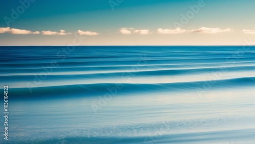 Wallpaper Mural Pictures of blue sea under beautiful sky. Torontodigital.ca