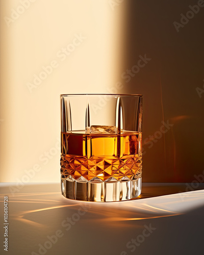 Whisky Bottle Mockup, high-end and customizable with realistic high-resolution rendering, ideal for branding, packaging design, and premium presentations, AI Generative