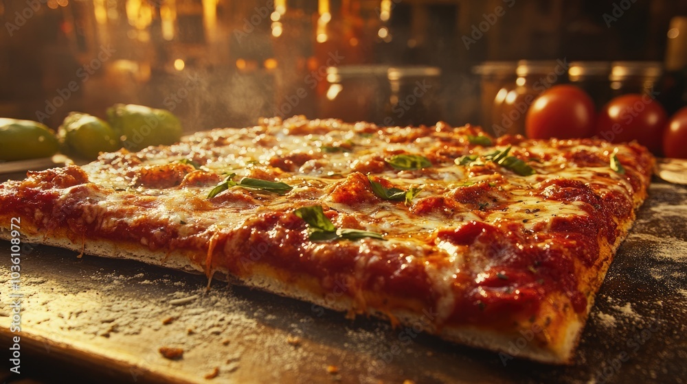 custom made wallpaper toronto digitalDetroit style pizza backdrop for promotional use