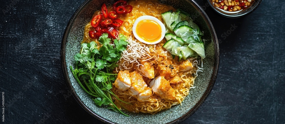 Noodles With Fish Curry Coconut Milk Noodles With Fish Curry Coconut Milk