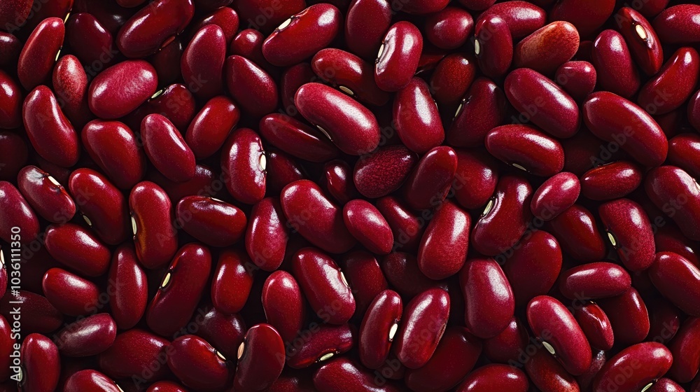 Close up of a vibrant heap of organic red kidney beans filling the entire frame for a fresh and natural appearance Close up of a vibrant heap of organic red kidney beans filling the entire frame for a fresh and natural appearance