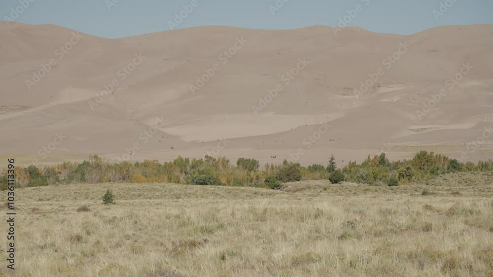 Great Sand Dunes National Park and Preserve is in southern Colorado USA. It’s known for huge dunes Great Sand Dunes National Park and Preserve is in southern Colorado USA. It’s known for huge dunes