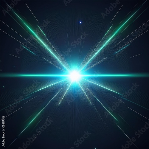 animation optical lens flare effect light burst explosion flash lights
