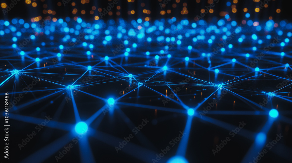 Smart digital Innovation city with connection network reciprocity over the cityscape. of future smart wireless digital city and social media networking systems that connects people with in city