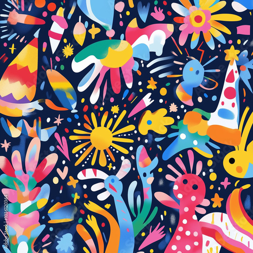 colorful Celebration Pattern Images illustrations