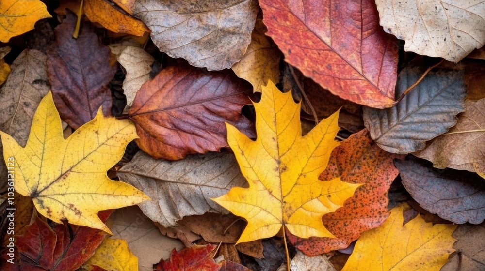 Lebendige Herbstblätter-Ausstellung für Liebhaber saisonalen Designs und der Natur Lebendige Herbstblätter-Ausstellung für Liebhaber saisonalen Designs und der Natur