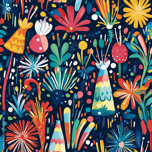 colorful Celebration Pattern Images illustrations