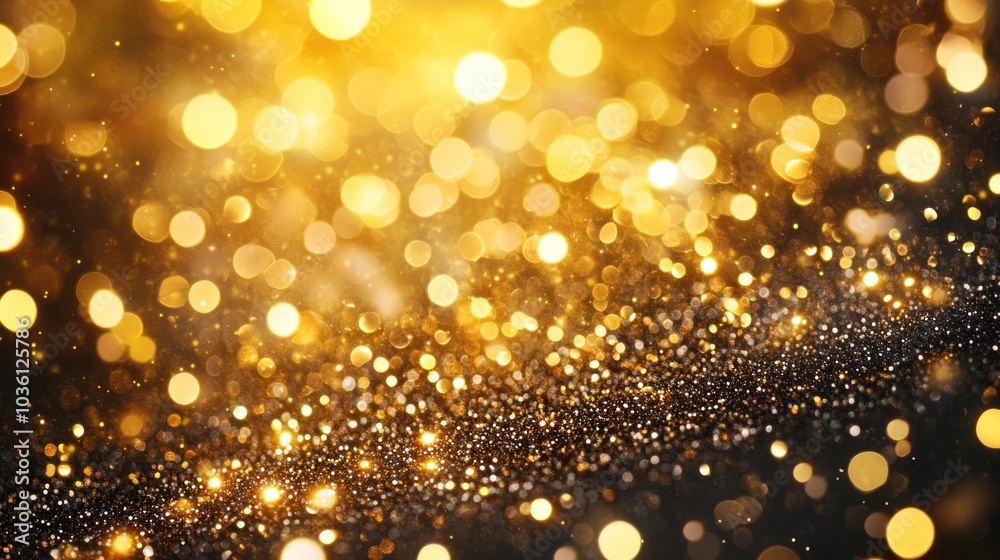 Sparkling Golden Bokeh Lights Sparkling Golden Bokeh Lights
