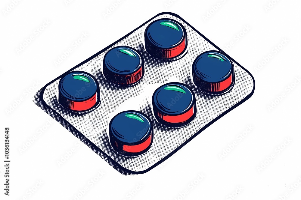 Simple mockup of medical pillows on a neutral background, ideal for healthcare-related visuals, product marketing, and medical product promotions.