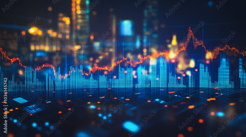 Abstract business smart city and charts and graphs with statistics to innovative analyze business potential and forecast future development of companies growth. Abstract business smart city and charts and graphs with statistics to innovative analyze business potential and forecast future development of companies growth.