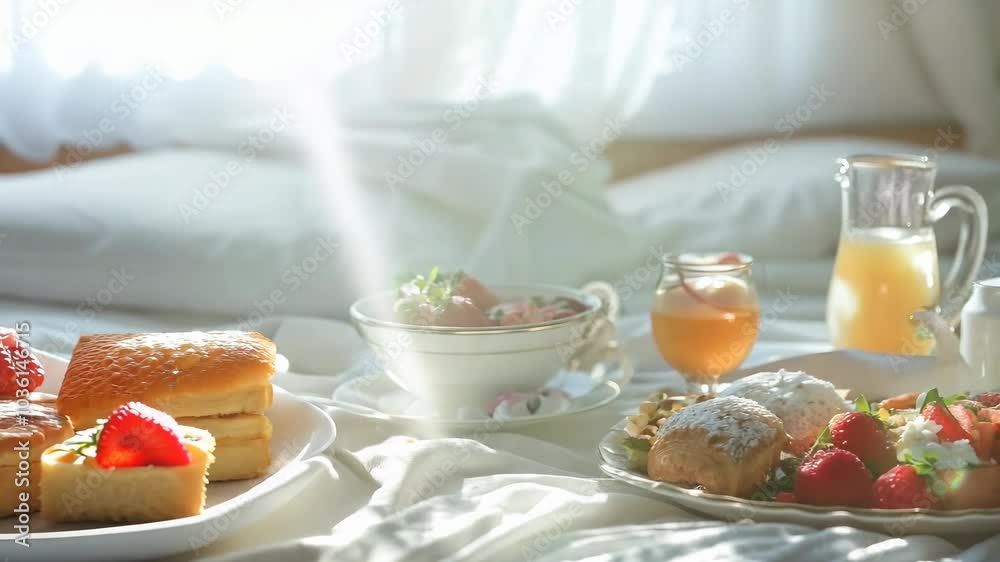 Mother's Day breakfast in bed, Video Mother's Day breakfast in bed, Video